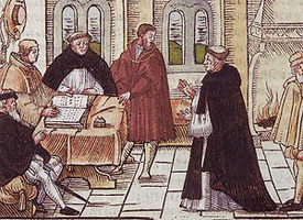 Martin Luther and Cardinal Cajetan